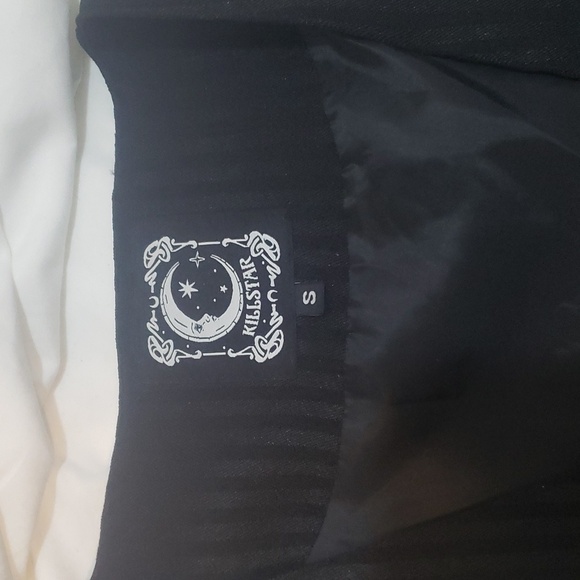 men's dead man pinstriped sleeveless vest killstar - Picture 3 of 4